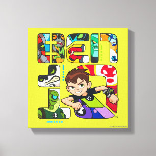 Ben 10 Alien-Logo Canvas Afdruk
