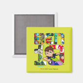 Ben 10 Alien Logo Magneet (Voorkant / Achterkant)