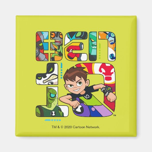 Ben 10 Alien Logo Magneet (Voorkant)