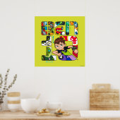 Ben 10 Alien Logo Poster (Keuken)
