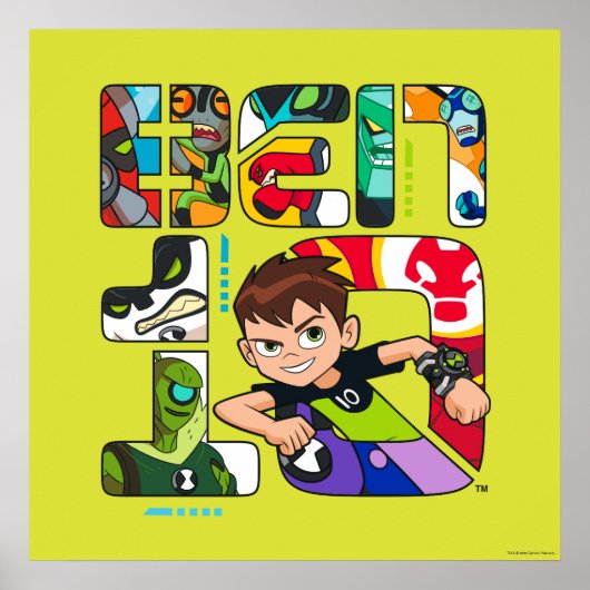 Ben 10 Alien Logo Poster (Voorkant)
