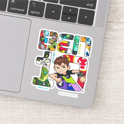 Ben 10 Alien Logo Sticker (Detail)