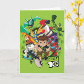 Ben 10 Alien Rush Graphic Kaart (Gele Bloem)