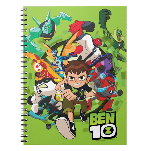 Ben 10 Alien Rush Graphic Notitieboek (Voorkant)