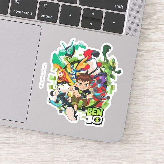 Ben 10 Alien Rush Graphic Sticker (Detail)