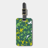 Ben 10 Alien Shape Pattern Bagagelabel (Voorkant verticaal)