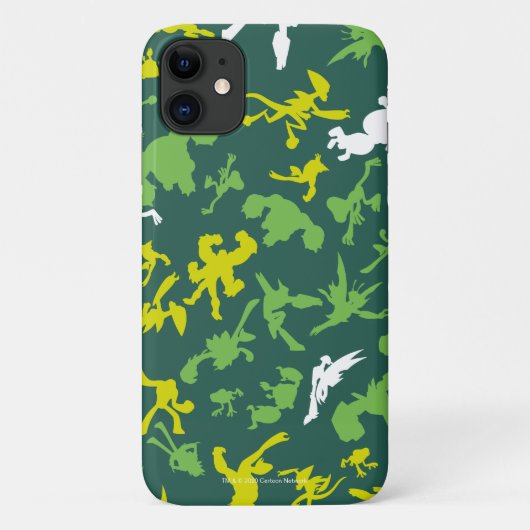 Ben 10 Alien Shape Pattern Case-Mate iPhone Case (Achterkant)