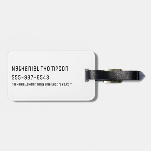 Ben 10 Alien Tegel Pattern Bagagelabel (Achterkant horizontaal)