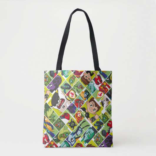Ben 10 Alien Tegel Pattern Draagtas (Voorkant)