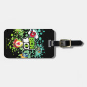 Ben 10 Alien Vormen Bubble Grafisch Bagagelabel (Voorkant horizontaal)