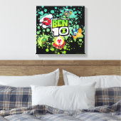 Ben 10 Alien Vormen Bubble Grafisch Canvas Afdruk (Insitu (Slaapkamer))