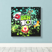 Ben 10 Alien Vormen Bubble Grafisch Canvas Afdruk (Insitu (Houten vloer))