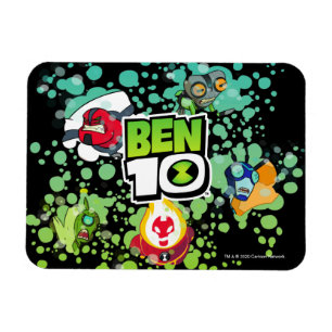 Ben 10 Alien Vormen Bubble Grafisch Magneet