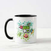 Ben 10 Alien Vormen Bubble Grafisch Mok (Links)