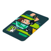 Ben 10 Diamondhead DNA Transformatie Magneet (Linkerzijde)
