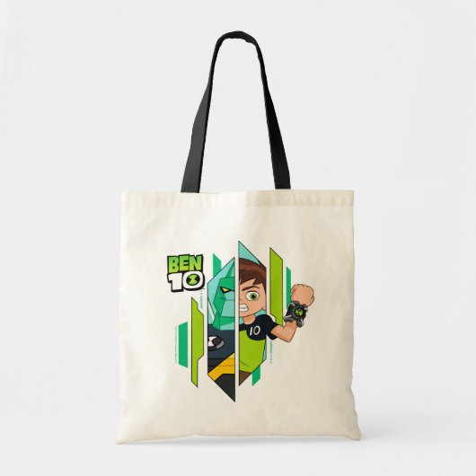 Ben 10 Diamondhead DNA Transformatie Tote Bag (Voorkant)