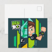 Ben 10 Diamondhead DNA Transformatie Uitnodiging Briefkaart (Voorkant / Achterkant)