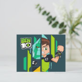 Ben 10 Diamondhead DNA Transformatie Uitnodiging Briefkaart (Staand voorkant)