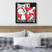 Ben 10 Going Hero Canvas Afdruk (Insitu (Slaapkamer))