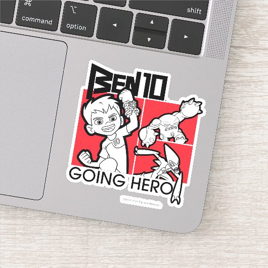Ben 10 Going Hero Sticker (Detail)