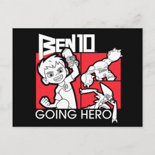 Ben 10 Going Hero Uitnodiging Briefkaart