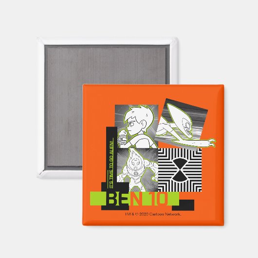 Ben 10 - Het is tijd om Alien te gaan Magneet (Voorkant / Achterkant)