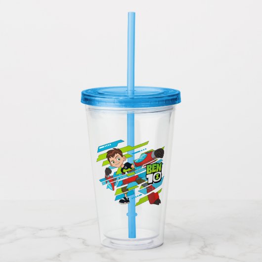 Ben 10 Overflow DNA Transformatie Acryl Drinkbeker (Voorkant)