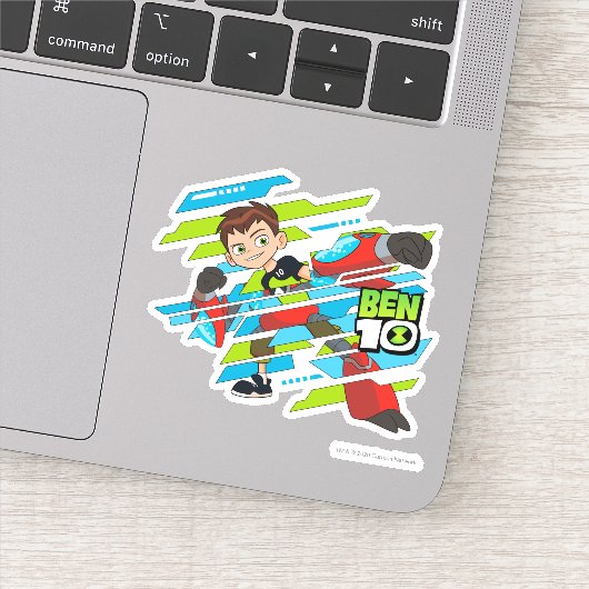 Ben 10 Overflow DNA Transformatie Sticker (Detail)