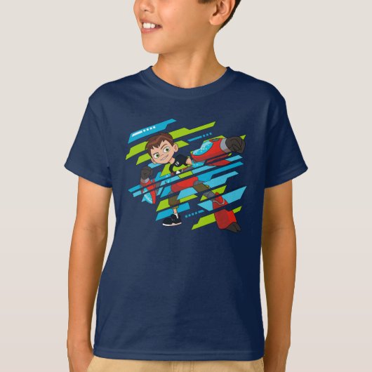 Ben 10 Overflow DNA Transformatie T-shirt (Voorkant)