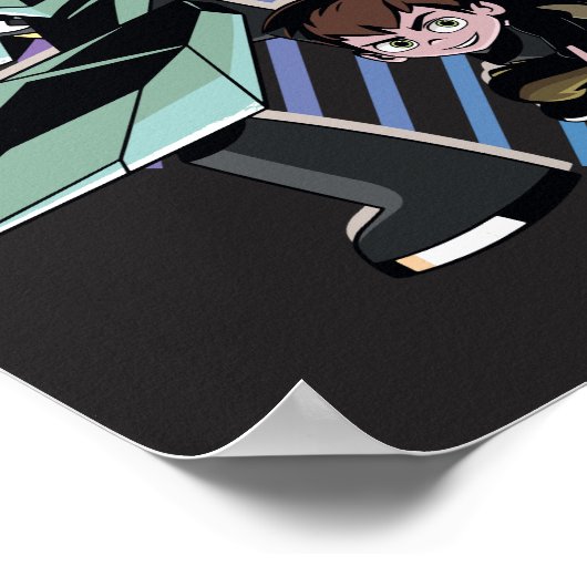 Ben 10 Retro Alien Group Graphic Poster (Hoek)