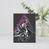 Ben 10 Retro Alien Group Graphic Uitnodiging Briefkaart (Staand voorkant)