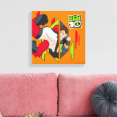 Ben 10 Vier Arms DNA Transformatie Canvas Afdruk (Insitu (Woonkamer))