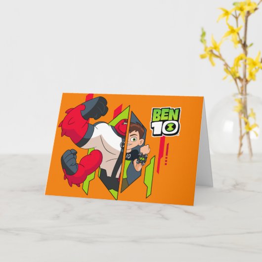 Ben 10 Vier Arms DNA Transformatie Kaart (Gele Bloem)