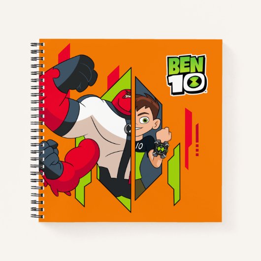 Ben 10 Vier Arms DNA Transformatie Notitieboek (Voorkant)