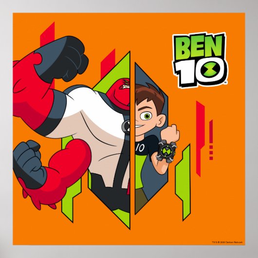Ben 10 Vier Arms DNA Transformatie Poster (Voorkant)