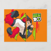 Ben 10 Vier Arms DNA Transformatie Uitnodiging Briefkaart (Voorkant)