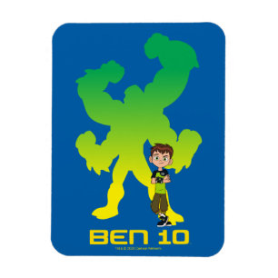 Ben 10 & Vier Arms Shadow Magneet