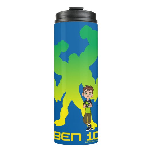 Ben 10 & Vier Arms Shadow Thermosbeker (Voorkant)