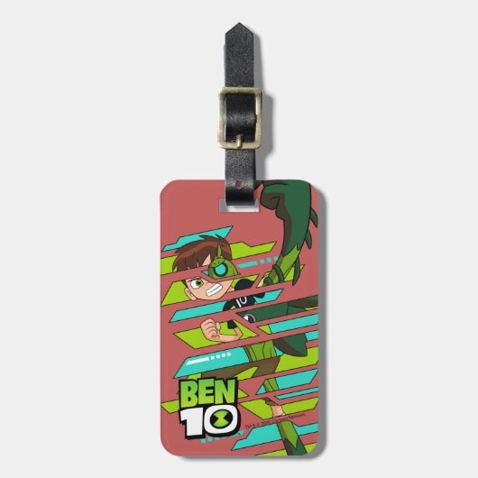 Ben 10 Wilde DNA-transformatie Bagagelabel (Voorkant verticaal)