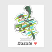 Ben 10 Wilde DNA-transformatie Sticker (Vel)