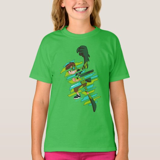 Ben 10 Wilde DNA-transformatie T-shirt (Voorkant)