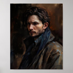 Ben Barnes Oil Painting Darking Kirigan Poster