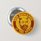 Ben Bernanke is de Devil-Button Ronde Button 5,7 Cm (Voorkant /achterkant)