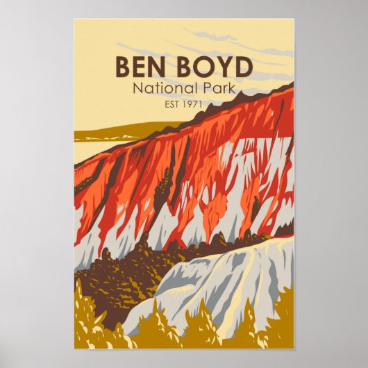 Ben Boyd National Park Australia Poster (Voorkant)