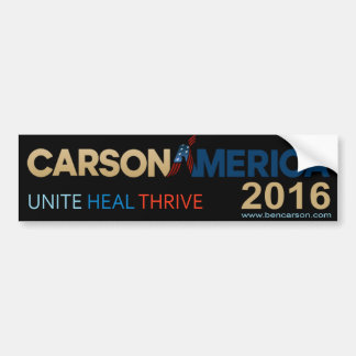 Ben Carson 2016 Bumpersticker