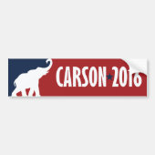 Ben Carson 2016 GOP Candidate Bumper -.png Bumpersticker (Voorkant)