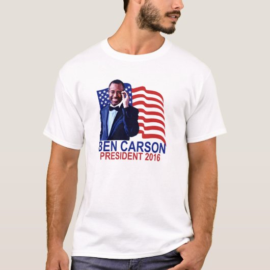 BEN CARSON FOR PRESIDENT 2016 CUTE Tee Shirts ";". (Voorkant)