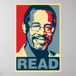 Ben Carson "Lire" Obama Poster Parodique