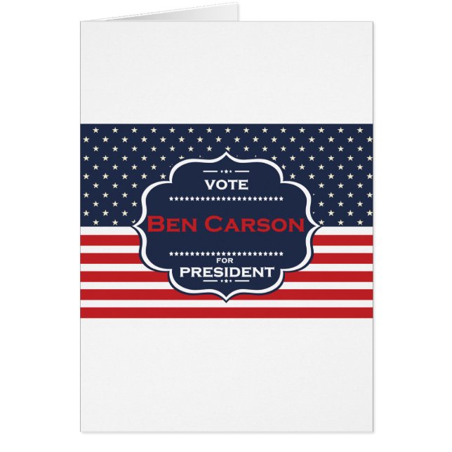 ben carson president (Voorkant)