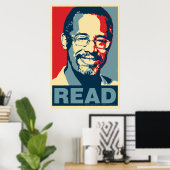 Ben Carson "Read" Obama Parody Poster (Thuiskantoor)